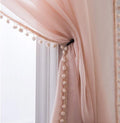 52x63 Pom Pom Sheer Curtains