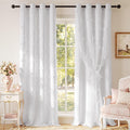 52Wx84L Pom Pom Blackout Curtains