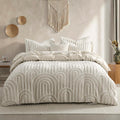 90"x90" Boho Tufted Duvet Cover Set