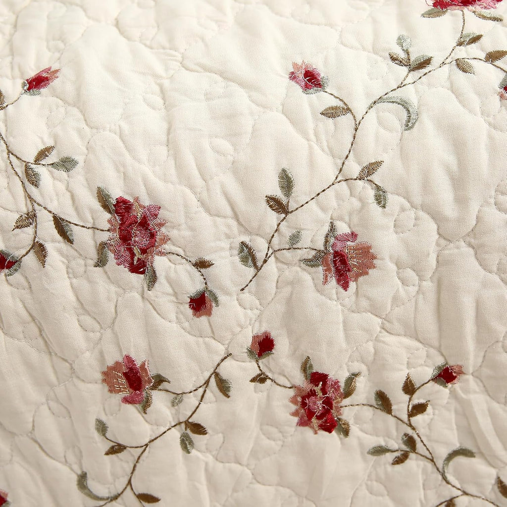 50x60 Floral Patchwork Throw Blanket