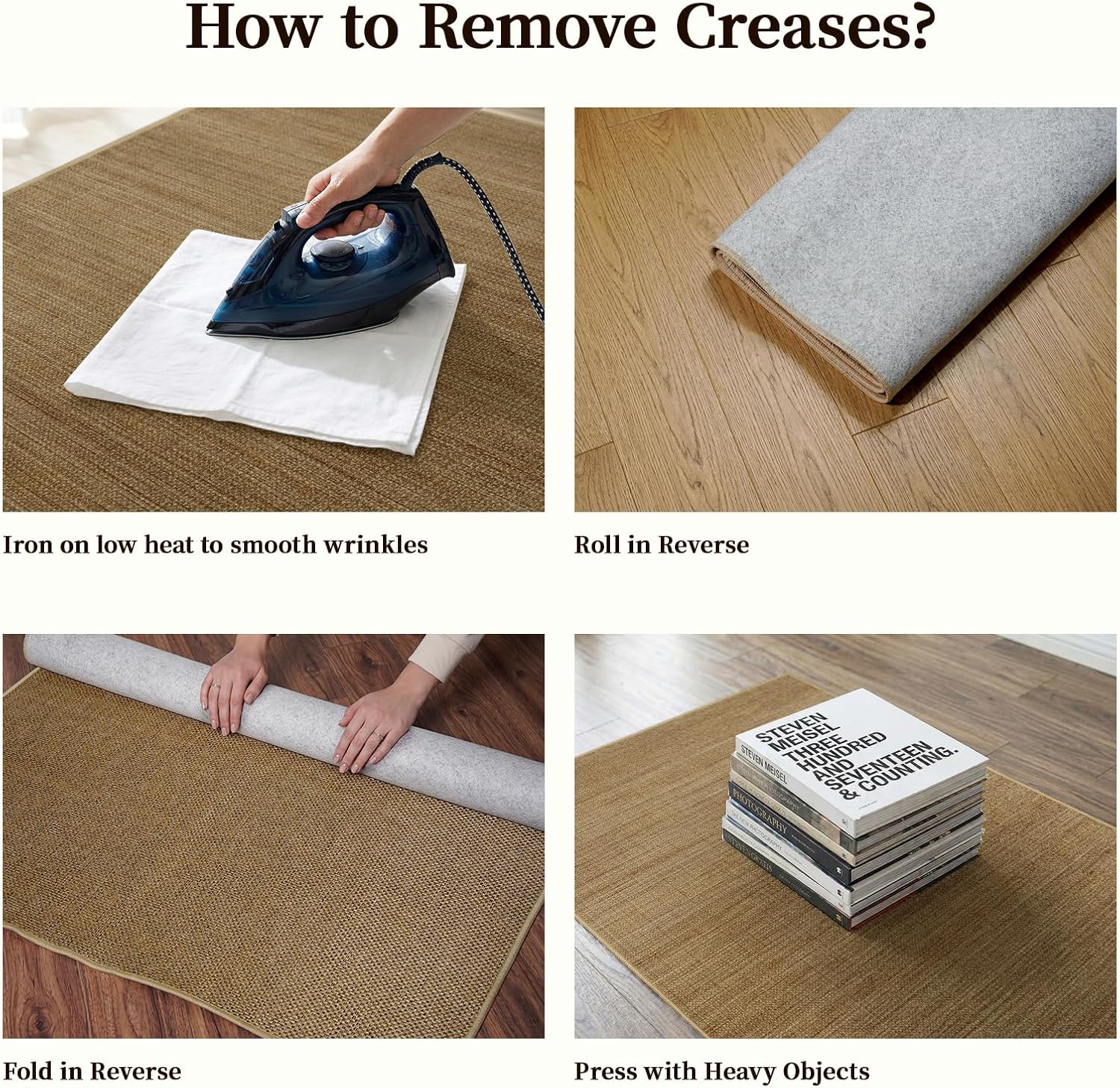 3x8 Washable Jute Runner Rug