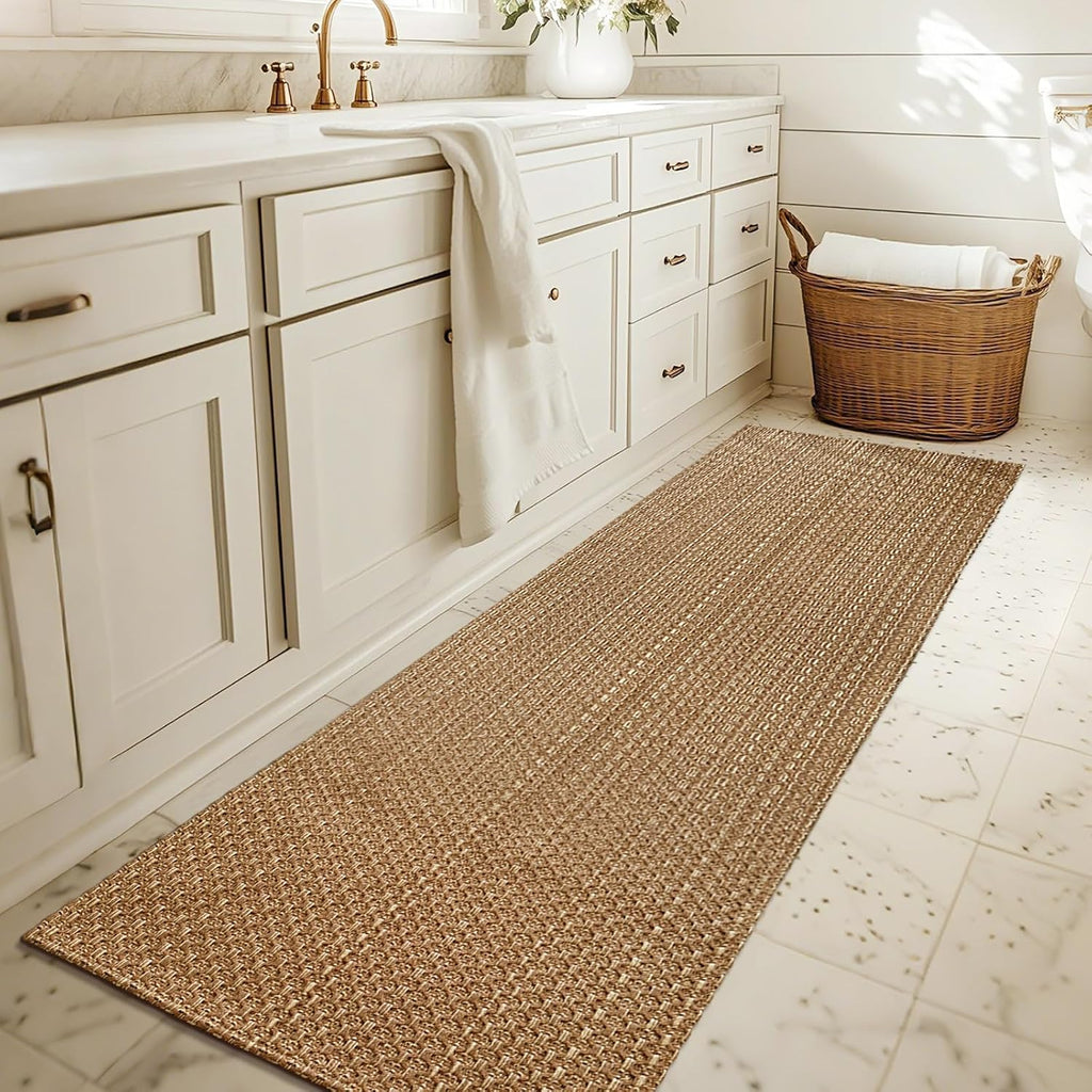 2x6 Faux Jute Braided Runner Rug