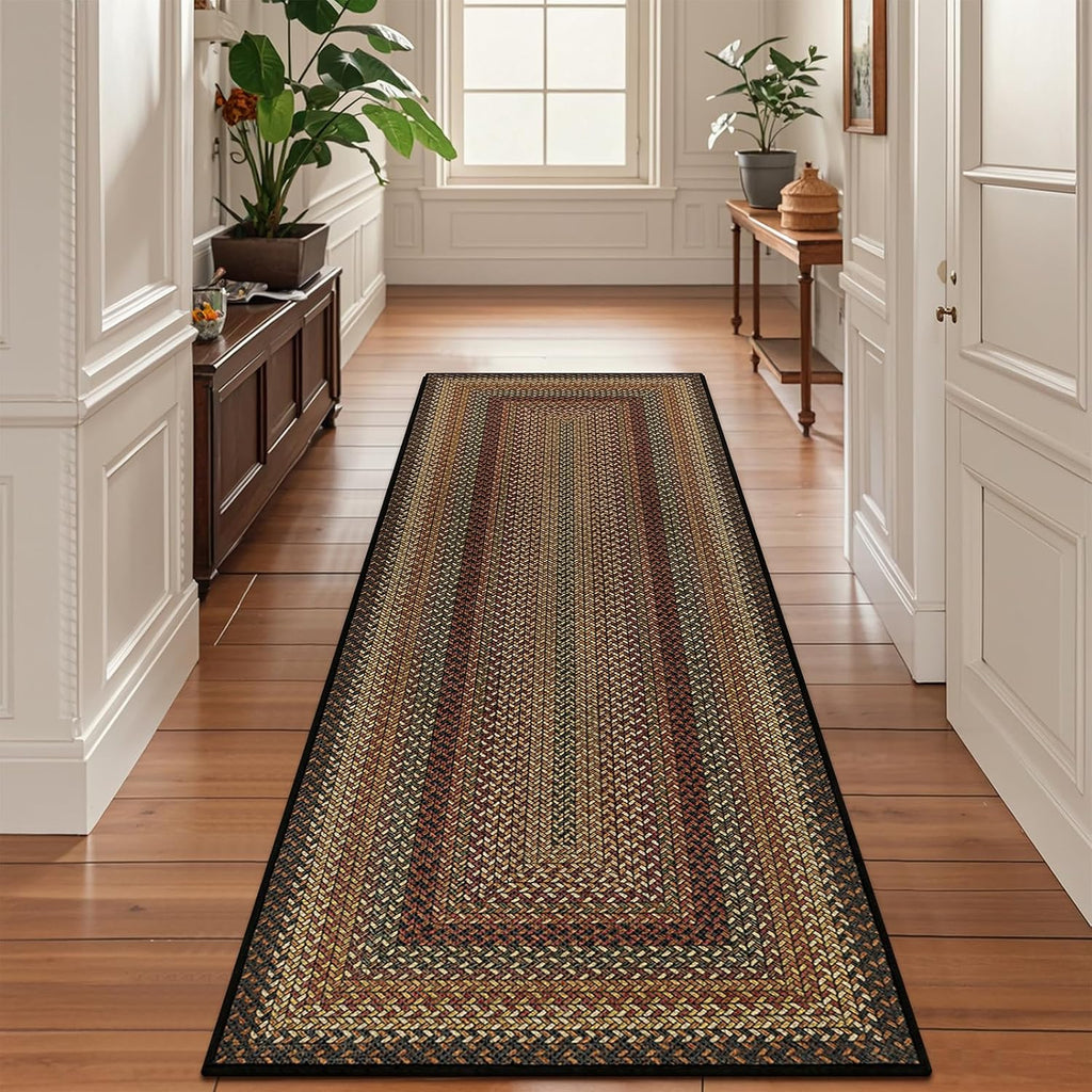 2x6 Faux Jute Braided Runner Rug