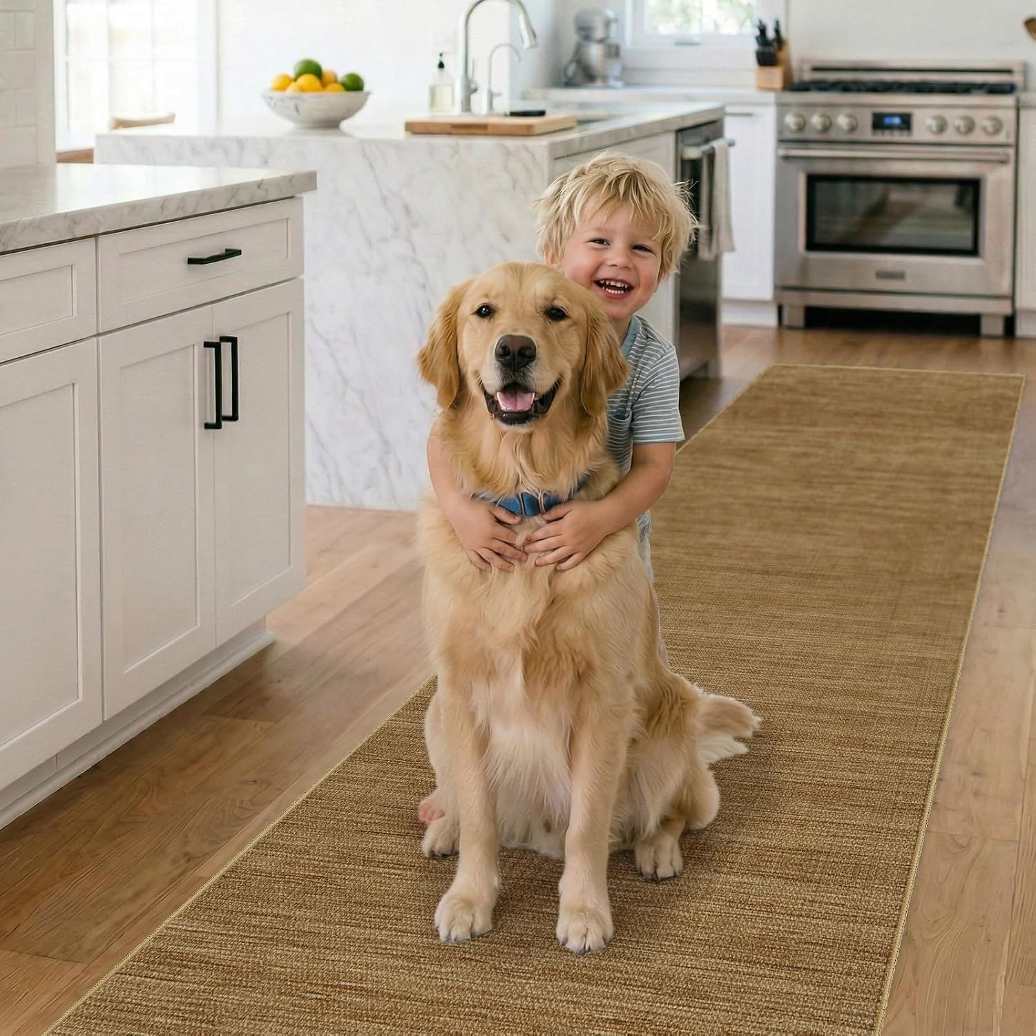 3x8 Washable Jute Runner Rug