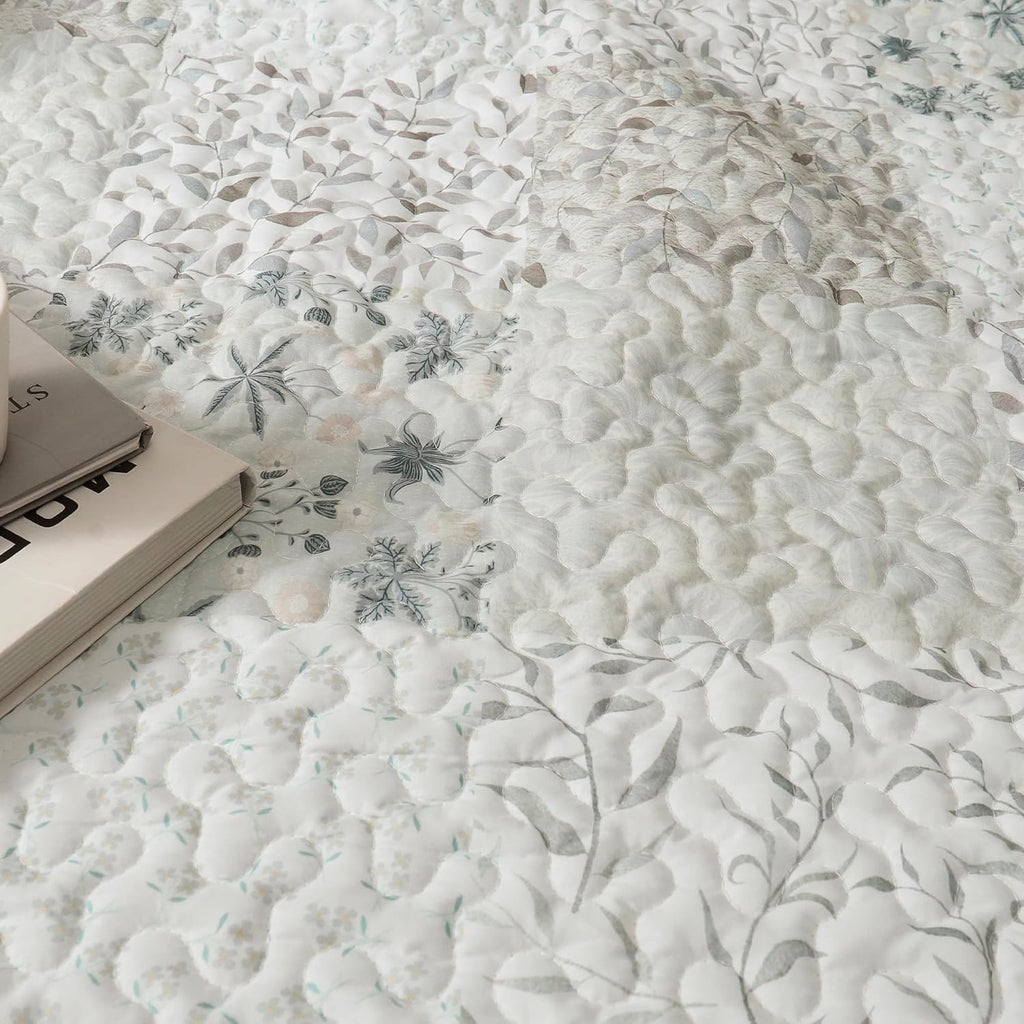 50"x60" Grey Patchwork Quilt