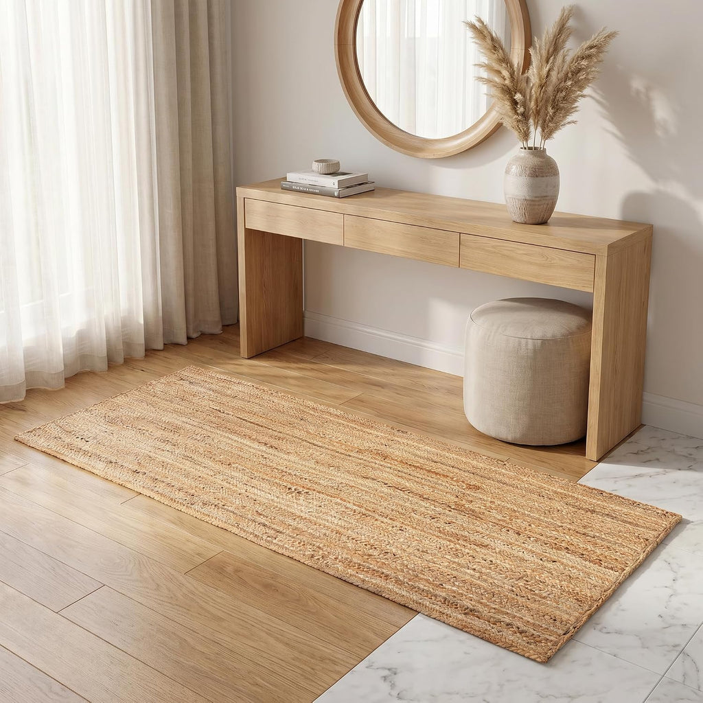 2x6 Jute Braided Runner Rug