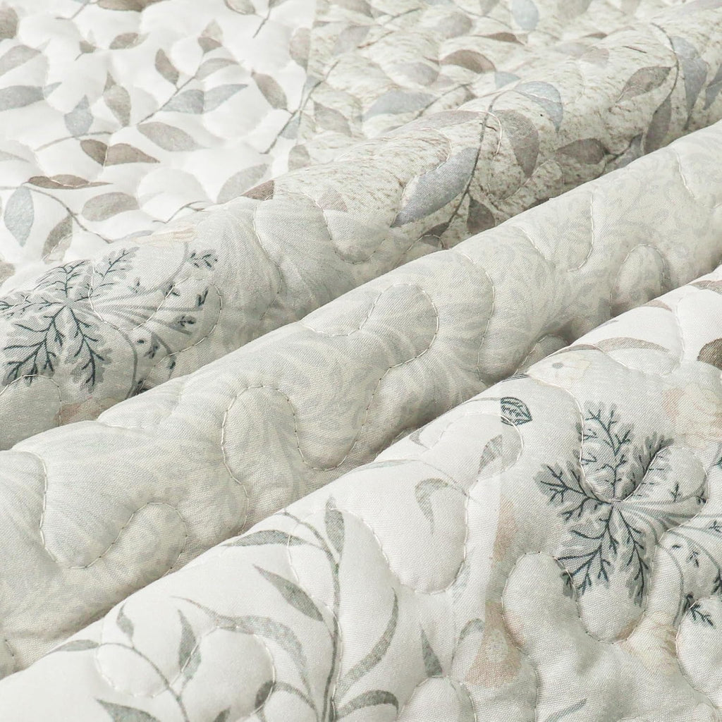 50"x60" Grey Patchwork Quilt