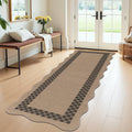 2'x6' Faux Jute Hallway Runner Rug