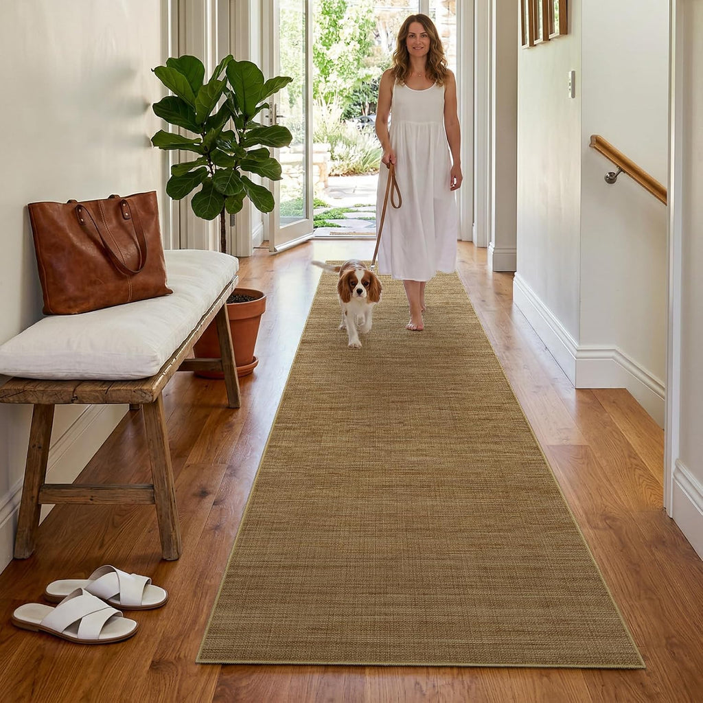3x8 Washable Jute Runner Rug