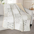 50"x60" Grey Patchwork Quilt