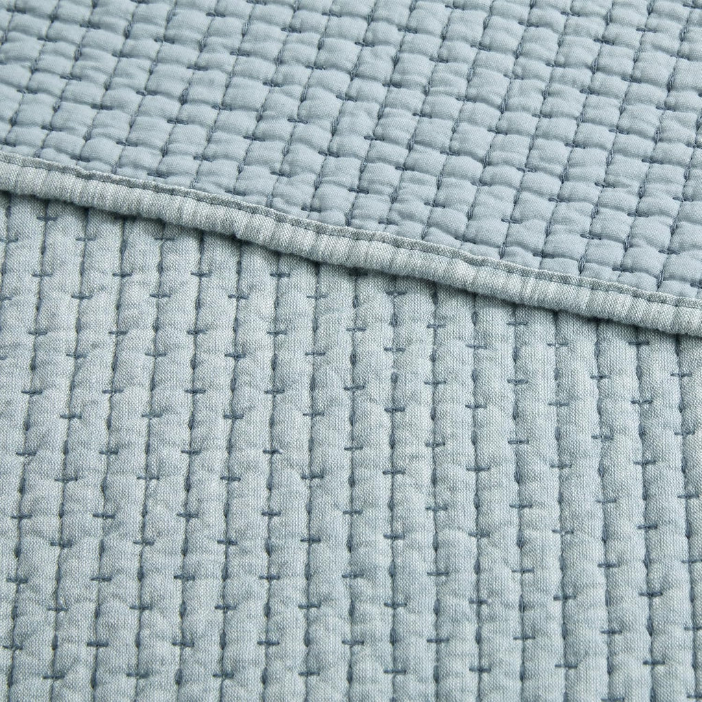 50x60 Pick‑Stitch Chambray Throw Blanket