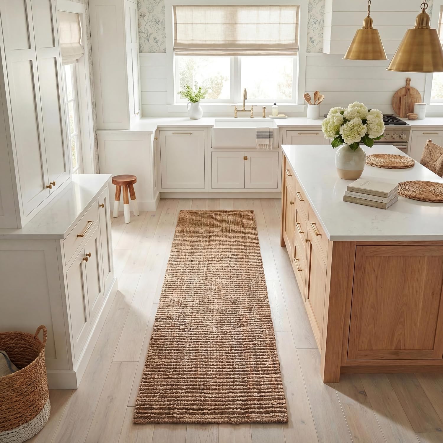 2'6"x8' Jute Runner Rug
